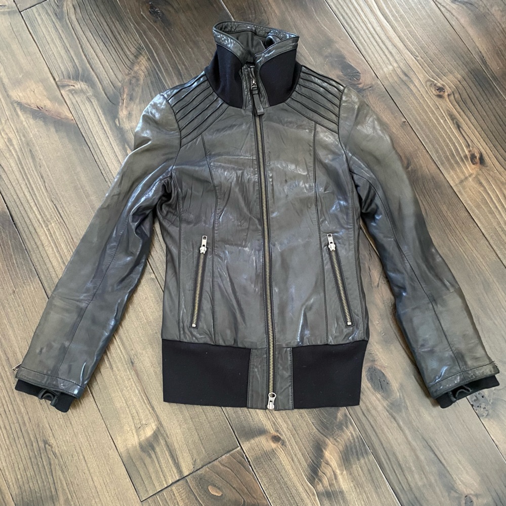 Mackage Lambskin Leather Jacket